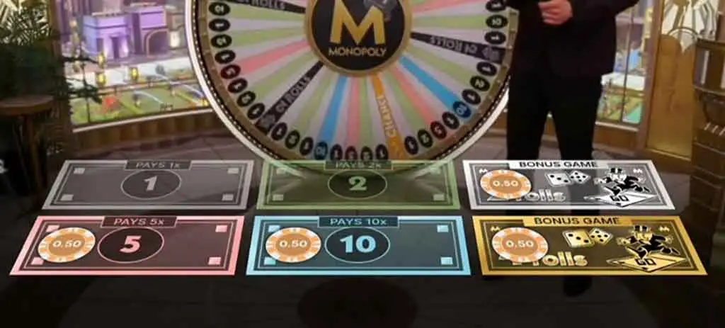Monopoly Live - STEP 3 Place your bets