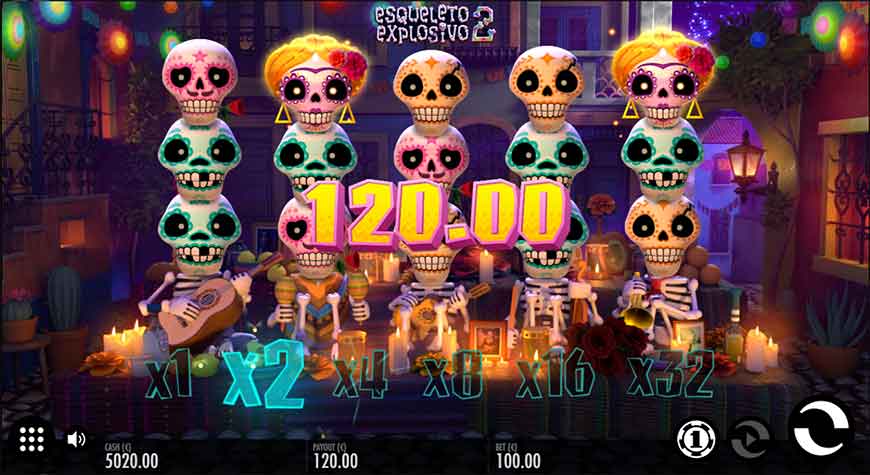 Esqueleto Explosivo 2 Slot Screenshot