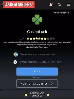 Casino Luck Review by AskGamblers