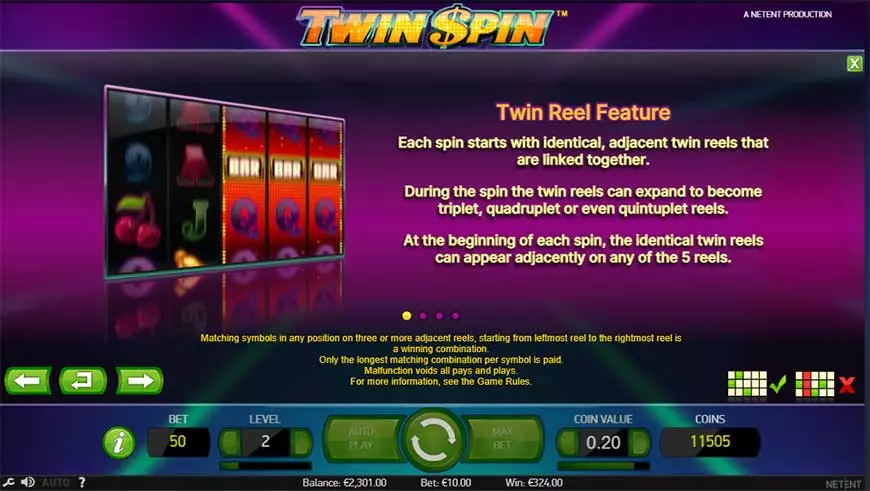 Twin Spin Features